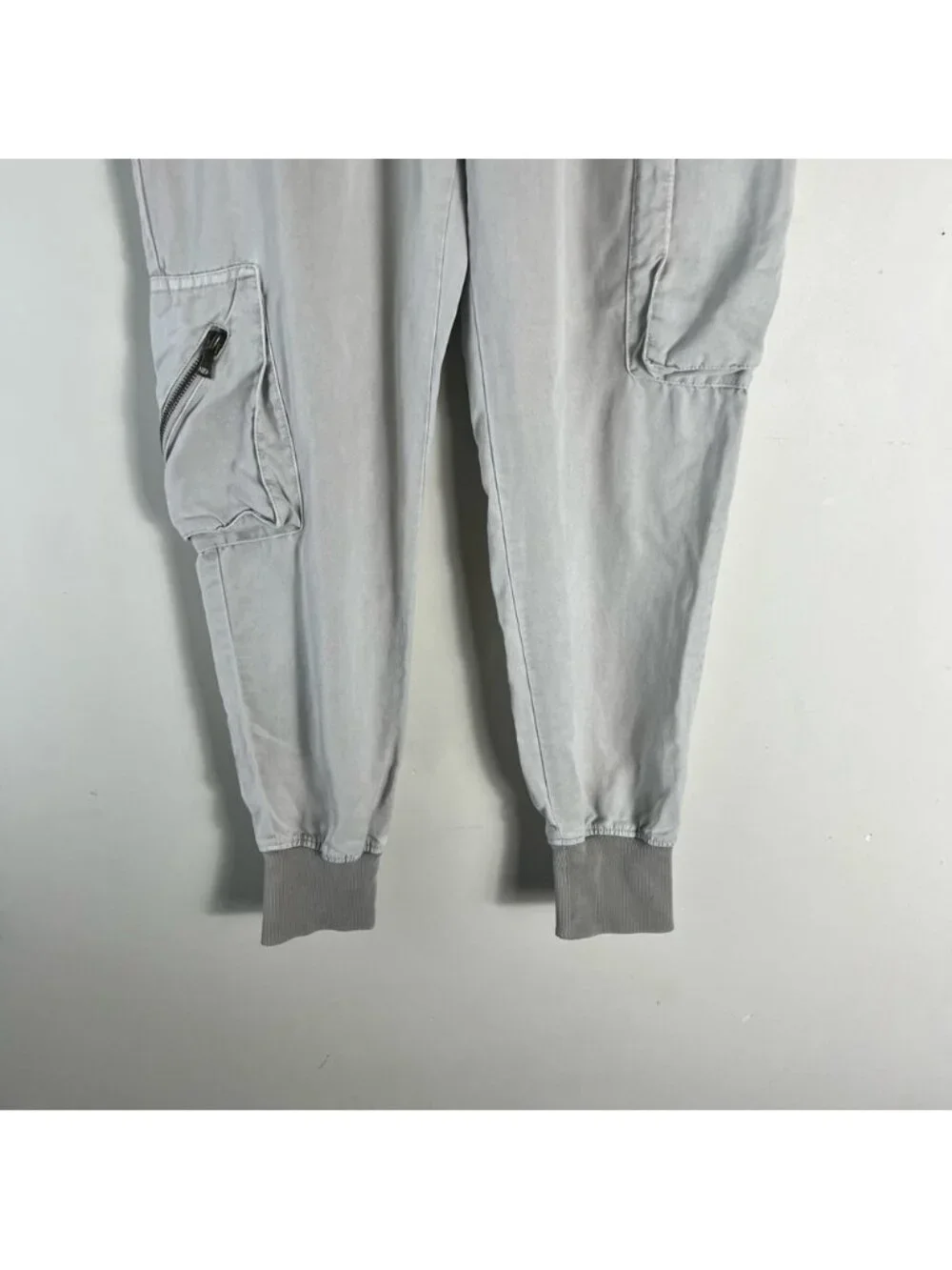 Young Fabulous & Broke XS Jupiter Jogger Utility Cargo Pants Taupe TENCEL